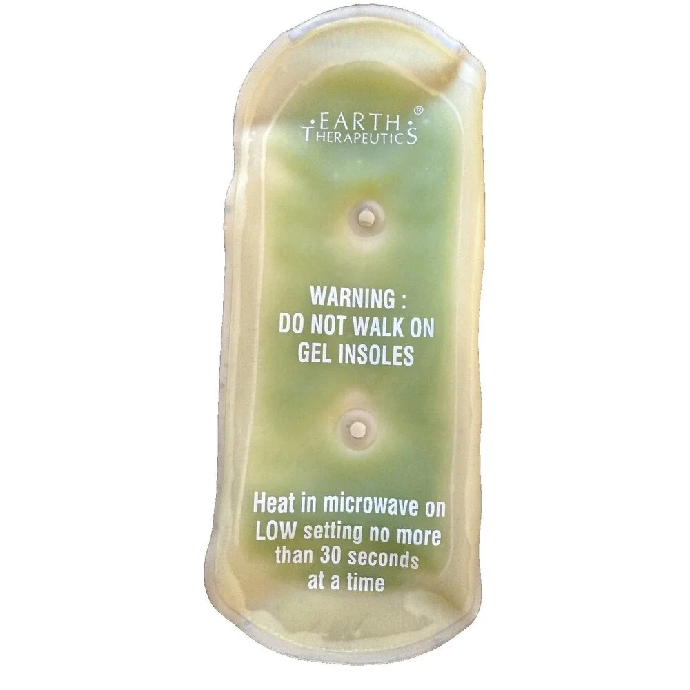 Earth Therapeutics Thera-Sox Heat Therapy Socks + Herba-Gel Insoles Open Box New
